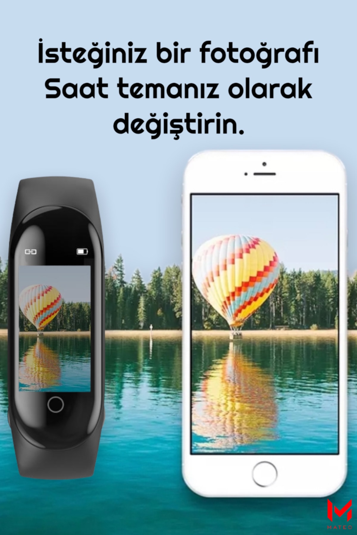 M4 Akıllı Bileklik Renkli Ekran(2022 VERSİYON)ios Ve Android Uymlu,tansiyon\ekran Teması Değiştirme