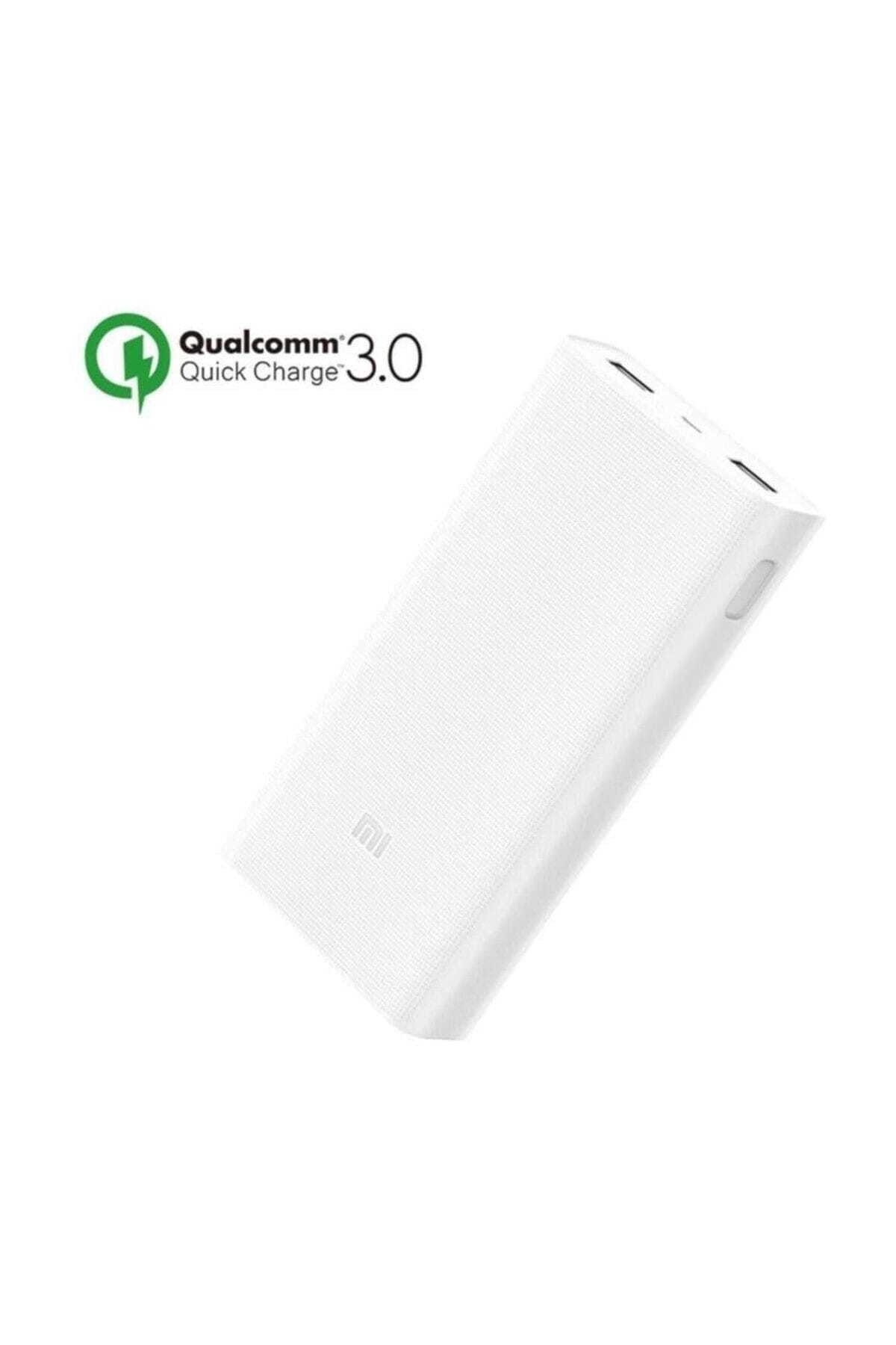 Mi 20000 mAh 2C QC 3.0 Powerbank Taşınabilir Hızlı Şarj