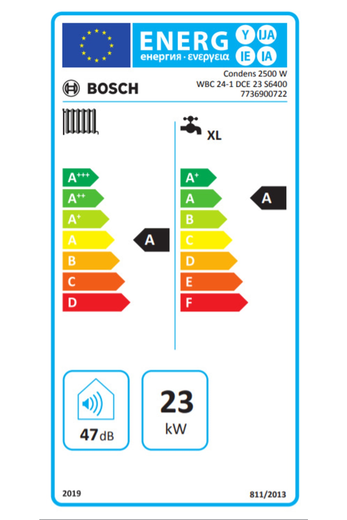 Condens 2500 W 24/24 Kw (20.000 KCAL) Tam Yoğuşmalı Kombi