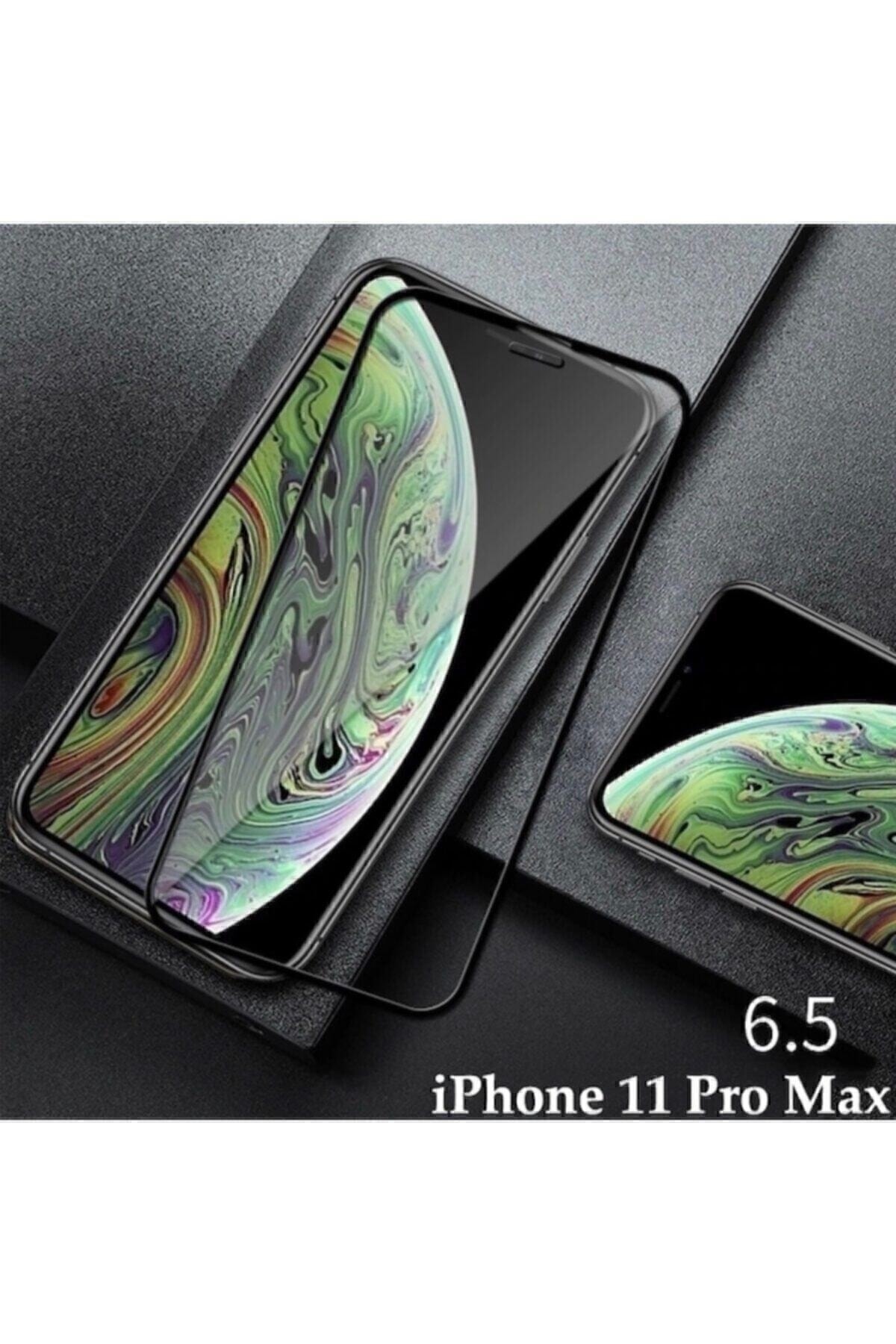 Iphone 11 Tam Kaplayan Ekran Koruyucu - 5d Darbe Emici Temperli Kırılmaz Cam