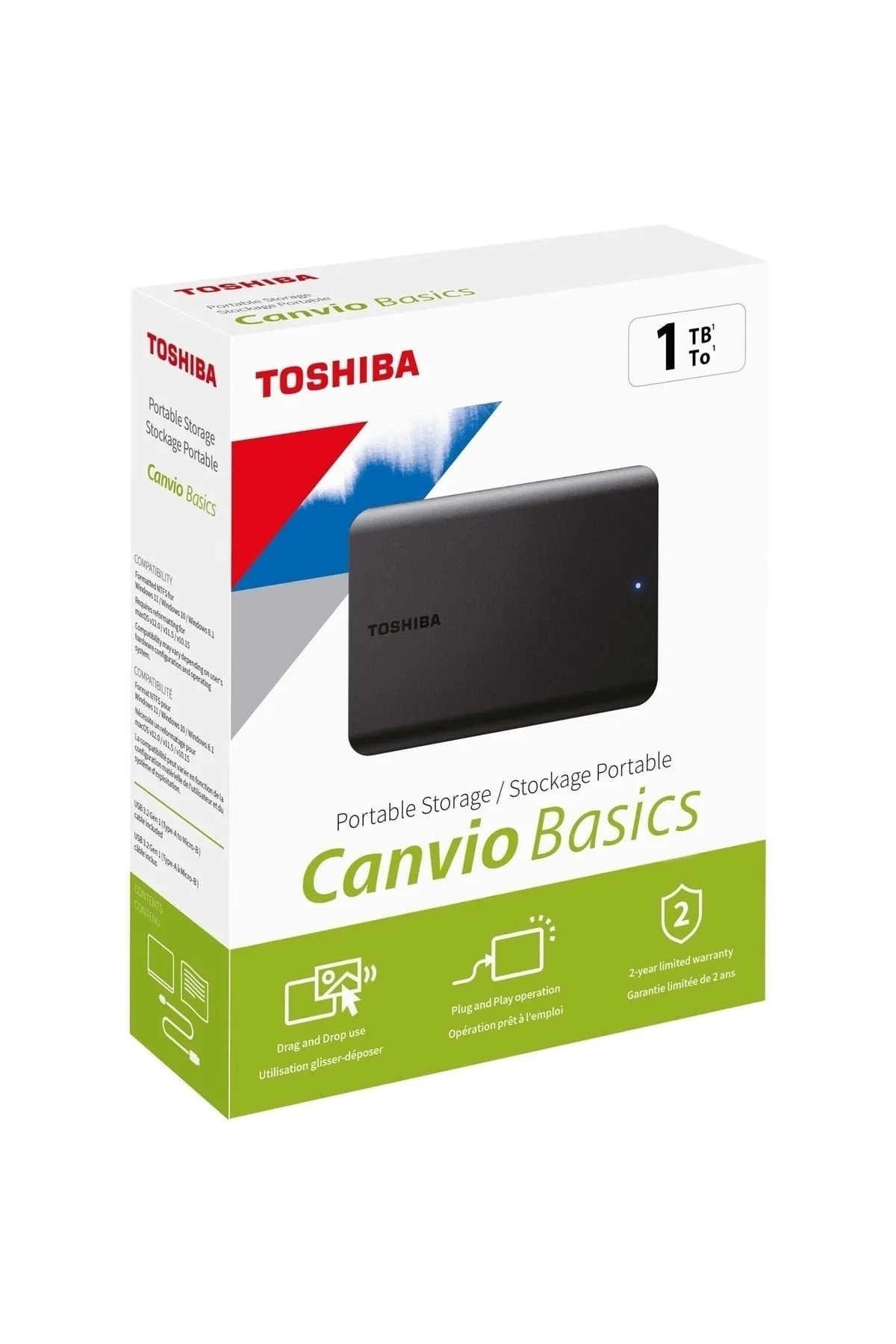 Canvio Basic 1 TB 2.5 Inç Usb 3.0 Taşınabilir Disk