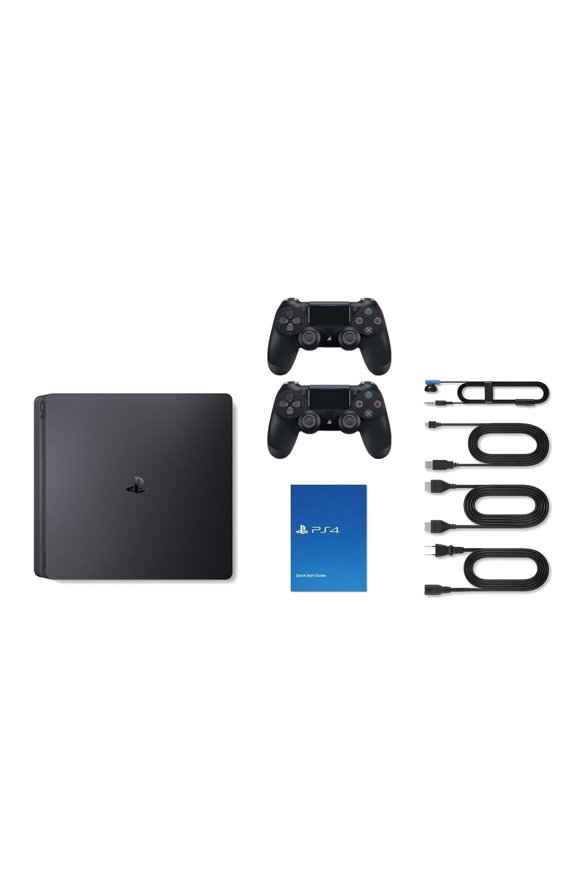 Playstation 4 Slim 1 Tb - Türkçe Menü + 2. Ps4 Kol